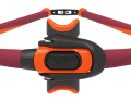 After three weeks of exposure to UV radiation in the Caribbean, the tension lever had lost some of its colour.