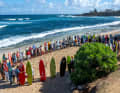 The opening ceremony at the Spot.