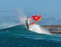 Levi Siver smashed some Ho'okipa waves on this magnificent opening day.