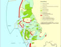 Wingsurfers are currently only allowed on the water in specially designated zones (red)