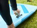 The small side fins act as a drift inhibitor when used as a children's board