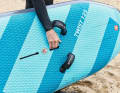 Large deck pad with carrying handle. Four loops are included in the scope of delivery
