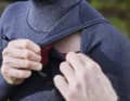 The entry area is cut more generously, which means that the bonnet and collar overlap less