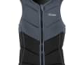 With the "full padded" impact protection waistcoat, the padding extends all the way down