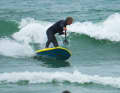 Boards with 120 litres seem rather large for waving, but are very demanding for SUPing in the waves