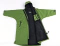 The inside of the dryrobe poncho is warmly lined.