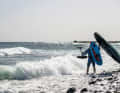 Packed like this, you have more ground clearance for the path through the Shorebreak