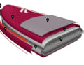 With inflatables, threads on the inside hold the top and bottom together