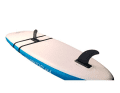 The "Wing-Fin" from FitOcean is strapped on and has a lot of surface area. It is also comparatively inexpensive
