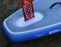 The opening is closed with a foam pad supplied