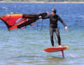 In addition to the hook, the ION Rogue also has a small metal eyelet to which the board leash can be attached, for example