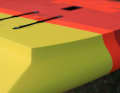 The rear of the board has very sharp tear-off edges