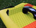 The deck pad is large and non-slip