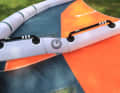 Beim GA Sails Poison Wing hat man die Wahl zwischen festen Griffen...