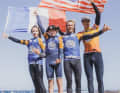 Benjamin May finished a sensational fourth in the surf freestyle at the World Cup Pozo.