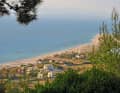 Blick auf Milos Beach