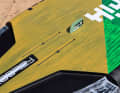 Instead of a carrying handle, a mini fin can be mounted - this should minimise the riding resistance and not weaken the structure of the board