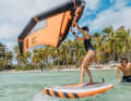 The RRD Air Beluga is designed to accompany beginners through all stages: From the first wing experiences in SUP mode...