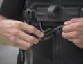 Die festen Teile wie der Haken stammen aus dem 3D-Drucker