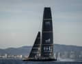 Sicher nicht mehr das finale America's Cup Match erreichen kann lediglich das französische Schwesterschiff