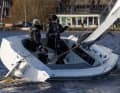 The Milan 22 is a daysailer with a large cockpit that offers plenty of space for fellow sailors.