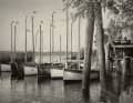 Youth travelling cutter on the Elbe