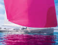 „Pink Gin“ taufte der Eigner Hans Georg Näder seine Segelyacht