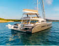 Space giant: With a width of eleven metres, the 23.28-metre Lagoon flagship offers plenty of space for family and friends.  There is even a parking space for an aircraft tender