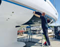 Biocide-free coatings: Coatings containing silicone can be applied as paint or film. They make colonisation more difficult, but are sensitive. And long exposure times require cleaning