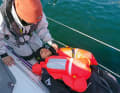 MOB hypothermic: Danger. No shivering, unresponsive: The person is hypothermic. Quick help is crucial now