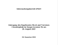 In the final report recently presented by the Federal Bureau of Maritime Casualty Investigation ...