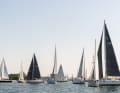 A view of some of the 72 MidsummerSail boats that were launched.