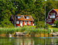 Blekinge erfüllt jedes Schweden-Klischee und hat noch dazu das mildeste Klima und damit den längsten Sommer des ganzen Landes. Die Gewässer sind allerdings nicht sehr tief