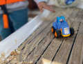 Toys and biscuits help to keep spirits high during longer stages. However, the deck needs to be cleaned afterwards
