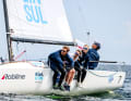 Das BSC-Team verpasste den höchsten Platz auf dem Zweitliga-Podium in Travemünde punktgleich mit den Siegern nur sehr knapp