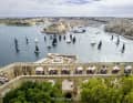 Die Zuschauerränge in Valletta bieten die beste Aussicht auf die Startlinie.