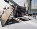 Perfect ventilation. Four hatches on the cabin roof can be opened in all directions