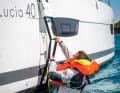 Rescue ladder: If the swim ladder cannot simply be folded down, a separate rescue ladder should be provided