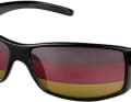 3. Sonnenbrille in Schwarz, Rot, Gold