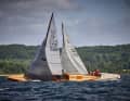 13 of the 15 registered archipelago cruisers started the first race. The Swedish "Paloma" crew struck a seven square metre smaller genoa and ...