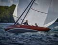 ... set the smaller spinnaker, which nevertheless has spherical dimensions and brought the spindle-shaped hull to over twelve knots. After seven races, "Paloma" finished in 4th place.