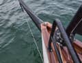 Der lange Bugspriet gehört zwingend zum Pilot Cutter