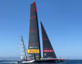 Das italienische America's-Cup-Team zog problemlos in Lee vorbei