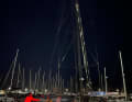Die "SignForCom" am Dock in Port Olona