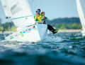 The J/70 crew led by Julian Ramm went into the third day in the lead, but did not just sail to top places on the hotel course under the cameras of KielerWoche.TV