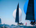 Champagnersegeln nennen es die Aktiven der Kieler Woche – hier die X-99 beim Gold Cup –, wenn der Wind mit 3 bis 4 Beaufort weht und die Sonne ununterbrochen scheint