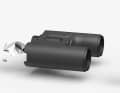 The binoculars work with Porro prisms, the data is displayed in the right channel