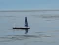 Die Segeldrohne Sailbuoy auf der Ostsee nördlich des Windparks Kriegers Flak