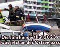 Marée de tempête à la mer Baltique 2023 - une fin de saison amère pour tous ! Le choc d'octobre de l'année dernière est encore profond. La marée de tempête de la mer Baltique a causé d'immenses dégâts sur la côte. YACHT tv a ensuite documenté de nombreux sauvetages et s'est entretenu avec de nombreuses personnes touchées ainsi qu'avec différents experts.
