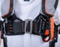 Stainless steel buckles are the most widely used. They hold reliably, but can be tricky with clammy fingers
